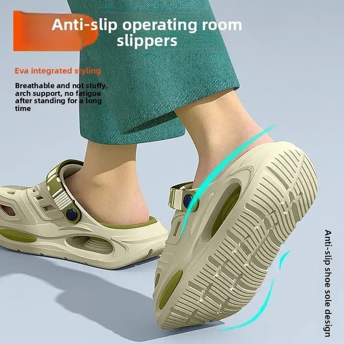 Chaussures d'été unisexes à semelles épaisses et perforées