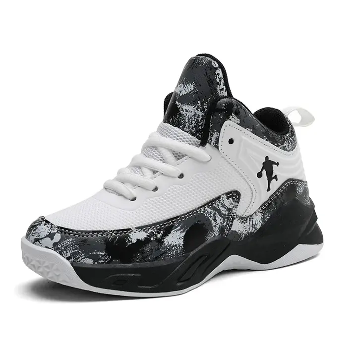 Nouvelles chaussures de basket-ball de marque pour enfants, respirantes et confortables, chaussures