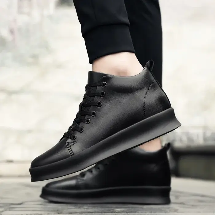 Hommes baskets hauteur augmenter chaussures
