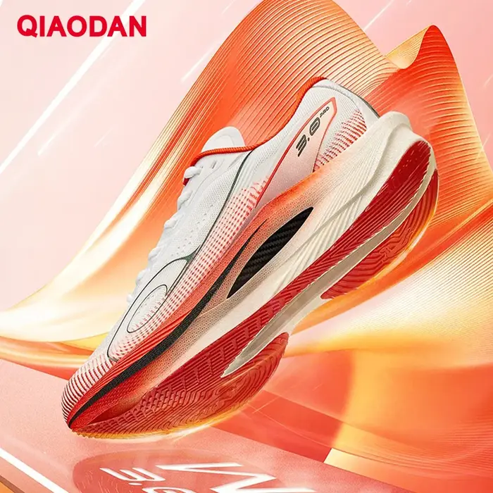QIAODAN WIND 3PRO Chaussures de course Marathon avec plaque en carbone