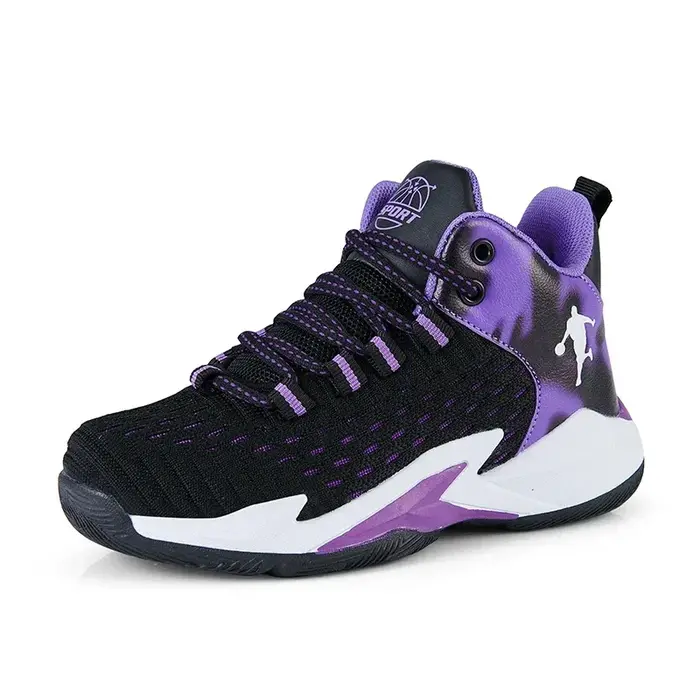 Chaussures de basket-ball respirantes et confortables pour enfants, baskets de sport en plein air po