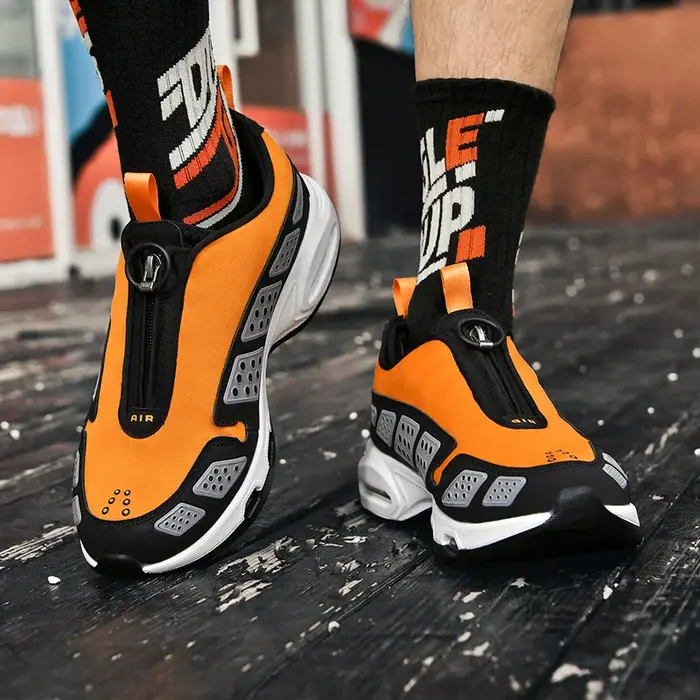Chaussures de course pour hommes, baskets de sport décontractées, respirantes, résistantes à l'usure, antidérapantes, Absorption des chocs, coussin complet, nouvelle collection 2025