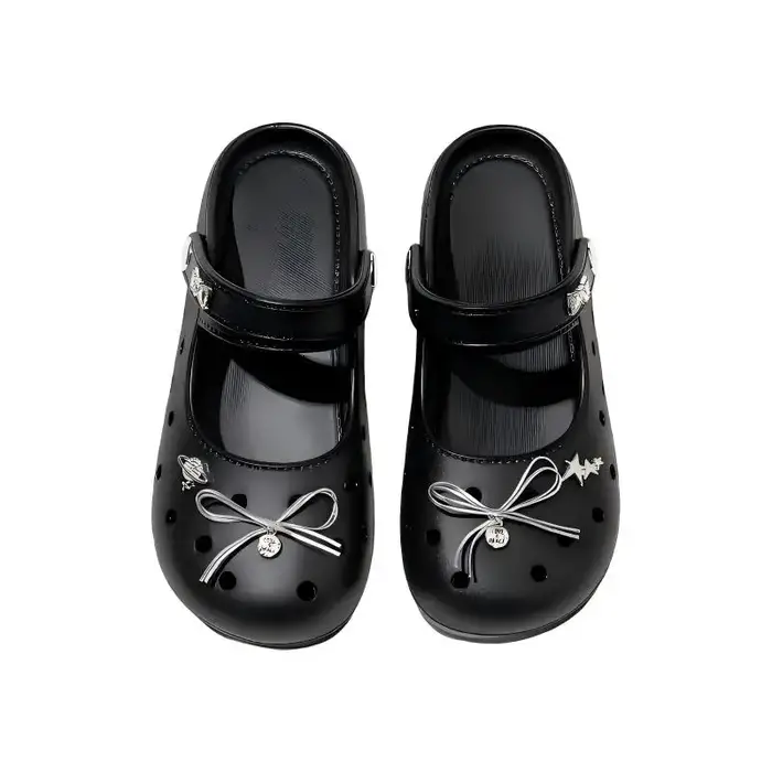 Chaussures Mary Jane pour femmes, pantoufles fermées en EVA, sabots, chaussures d'extérieur à semell