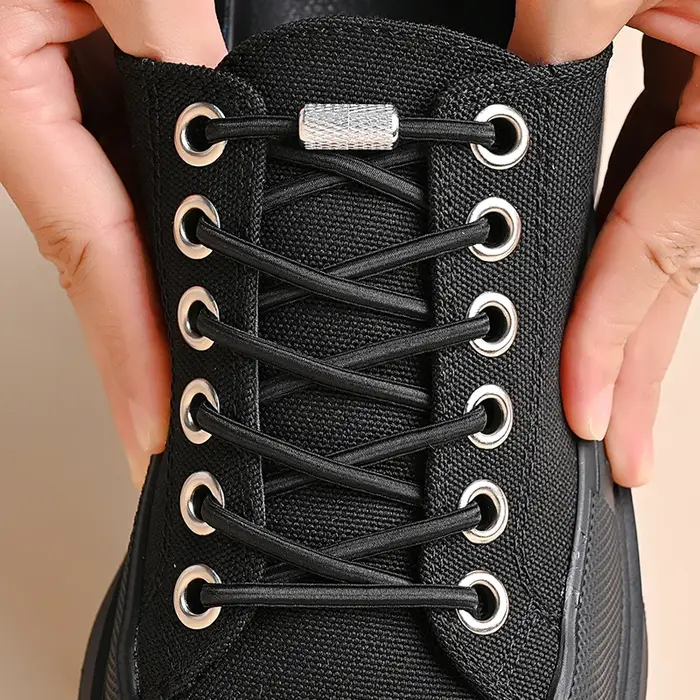 Lacets de chaussures sans cravate
