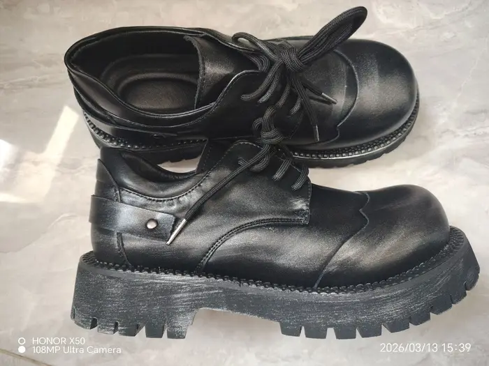 Chaussures Derby à plateforme pour hommes et femmes
