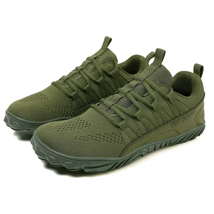 Chaussures simples pour hommes, légères, de sport de randonnée, à bout large, pieds nus, multifoncti