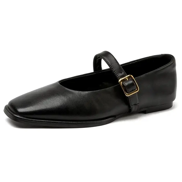 AIYUQI Chaussures Mary Jane pour femme en cuir véritable