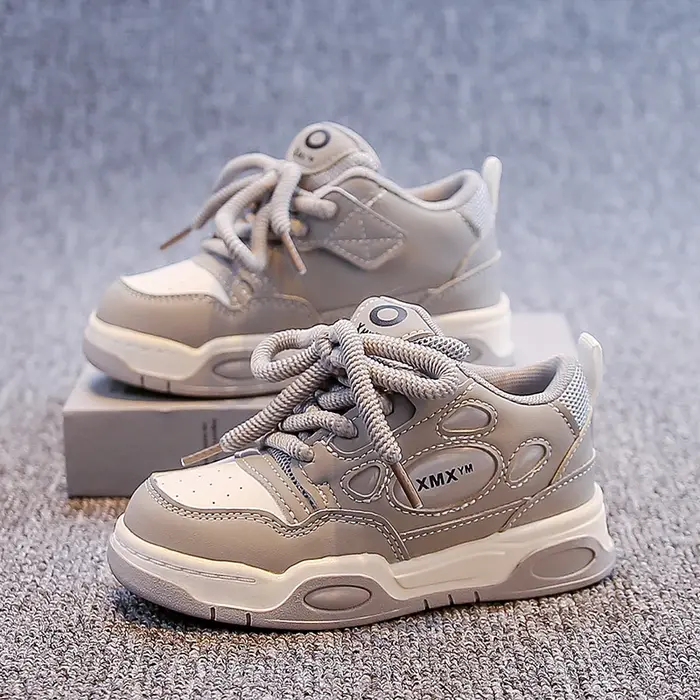 Chaussures de sport montantes pour garçons et filles, baskets de marche à semelle souple, confortabl