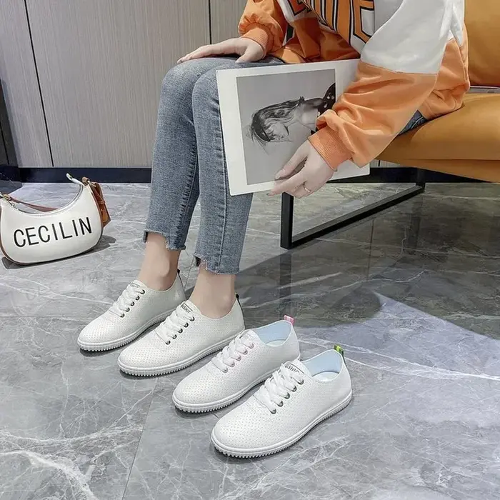 Chaussures vulcanisées pour femmes, respirantes, confortables, chaussures de sport de plein air, de course, d'été, à la mode, semelle épaisse