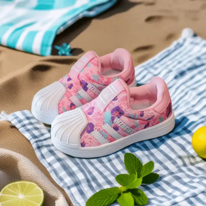Une paire de chaussures de sport quatre saisons pour enfants