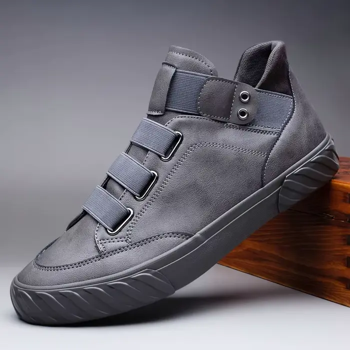 Mocassins vulcanisés noirs pour hommes