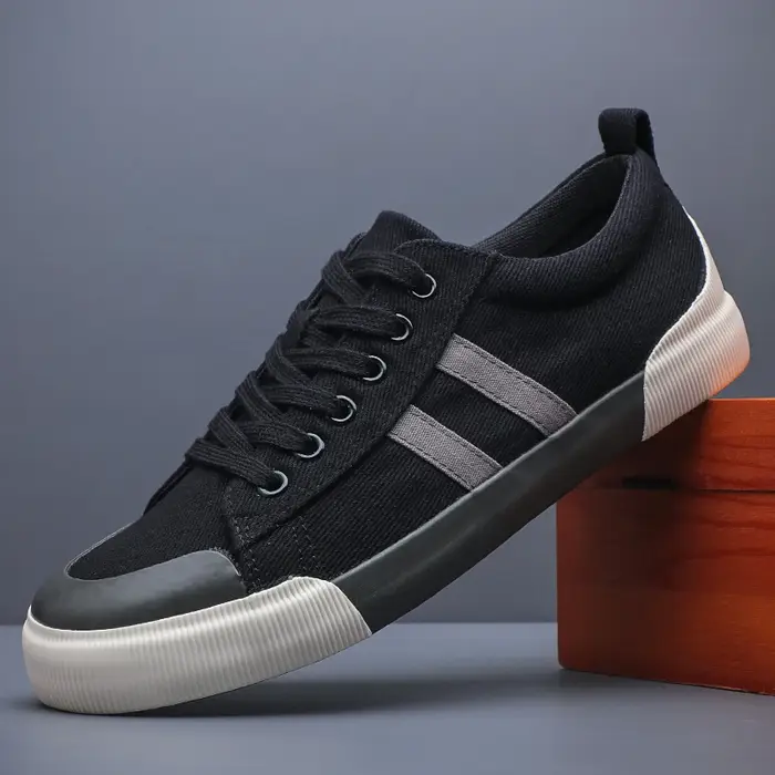 Chaussures de skate en toile pour hommes