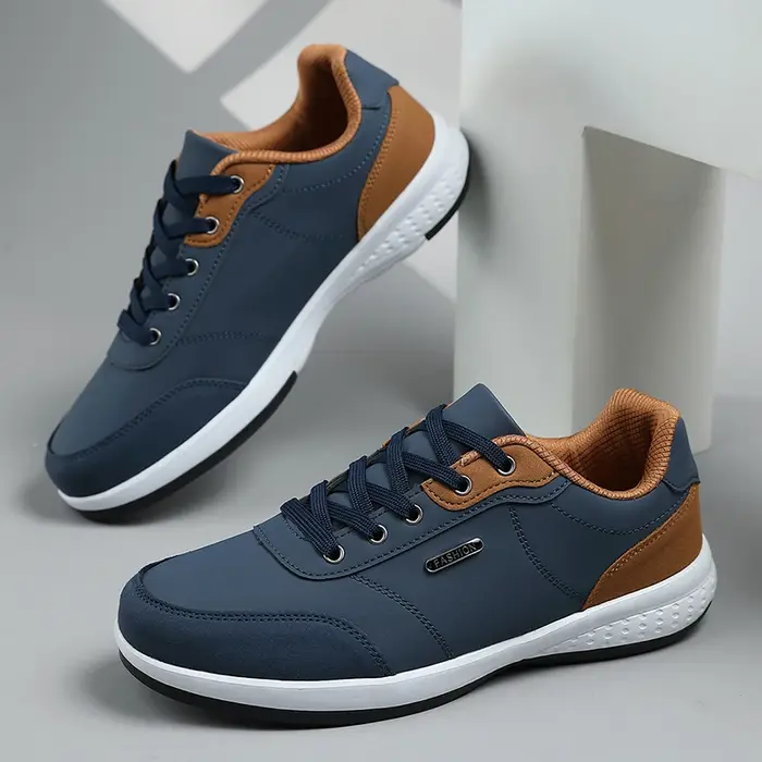 Chaussures de sport pour hommes, chaussures de sport décontractées imperméables, absorption des choc