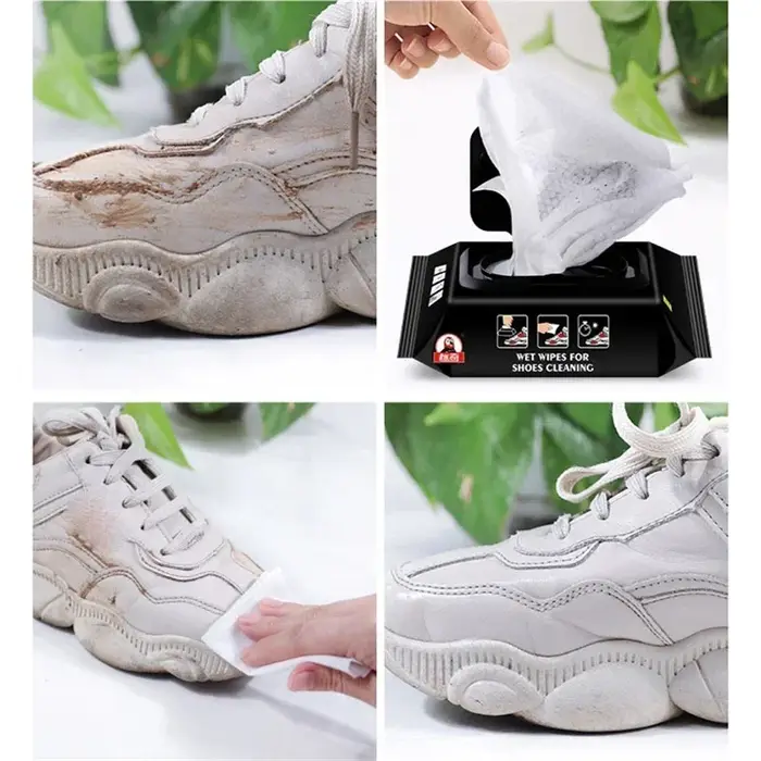 Lingettes jetables pour chaussures