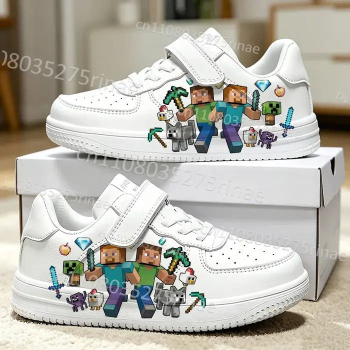 Nouvelles Chaussures de Course M-Minecrafts 2026 pour Adolescents et Enfants – Baskets Respirantes e