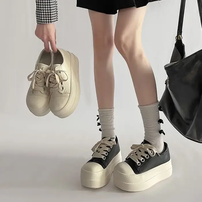 Nouvelles baskets à plateforme haute pour femme
