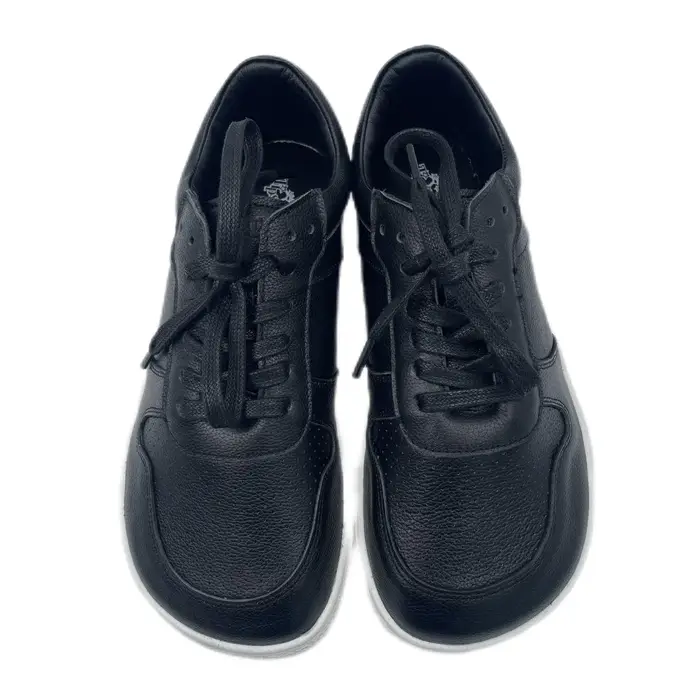 Tipsietoes 2025 pieds nus en cuir véritable Sneaker pour femmes hommes plat doux zéro goutte semelle plus large orteil boîte Flexible léger
