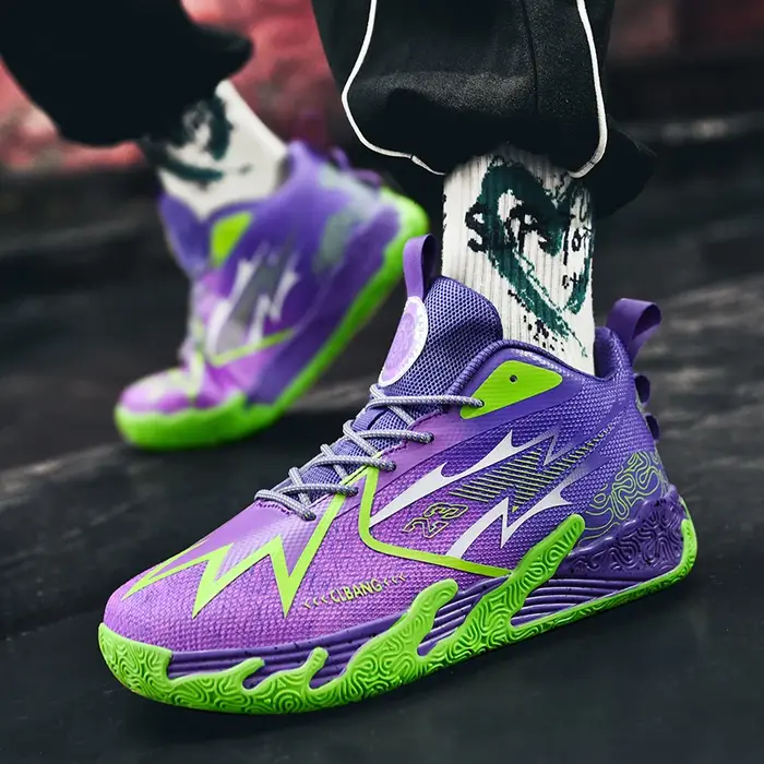 Chaussures de basket-ball professionnelles pour hommes, chaussures de sport athlétiques, entraînement de haute qualité, bottes imperméables unisexes, baskets rembourrées