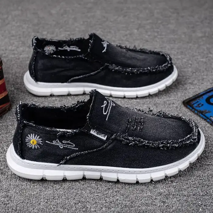 Chaussures en Toile Imprimée pour Homme, Baskets de dehors Légères et Respirantes, Espadrilles Décon