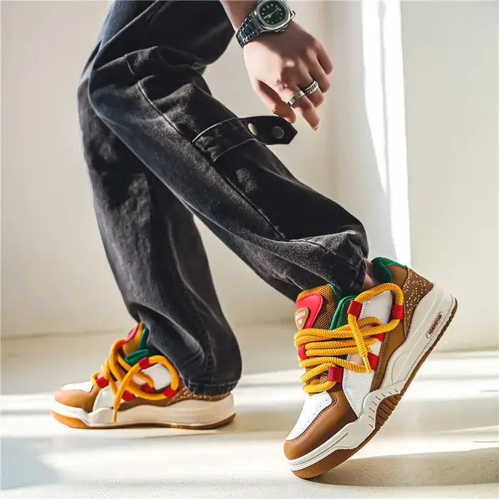 2025 Streetwear Hip Hop baskets hommes originaux sport Skateboard chaussures homme mode bas