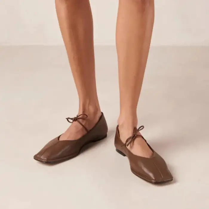 SUOJIALUN 2025 marque femmes Vintage chaussures plates grande taille dames élégant à lacets talons bas
