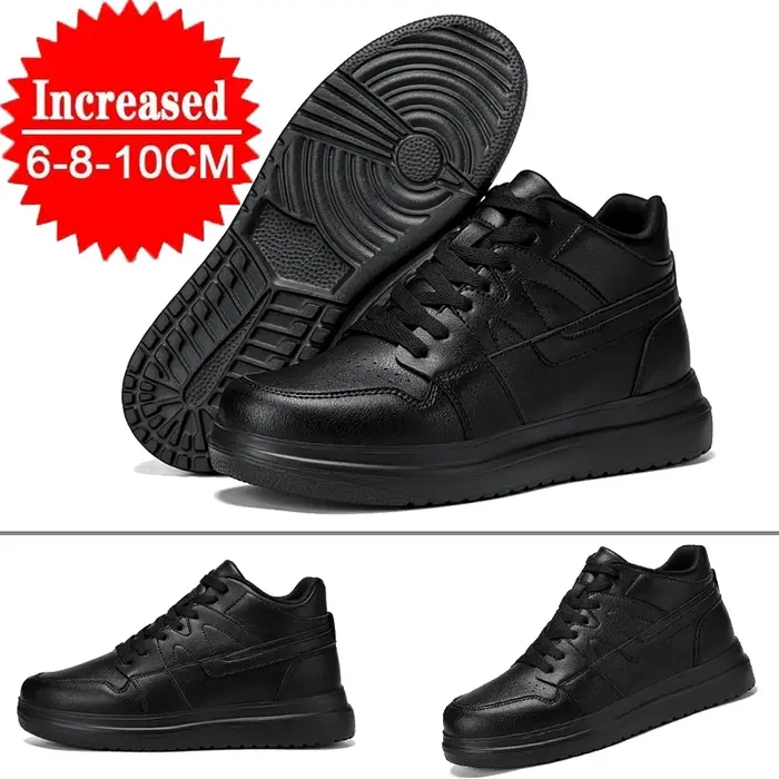 2025 hommes chaussures d'ascenseur invisible rehaussement baskets
