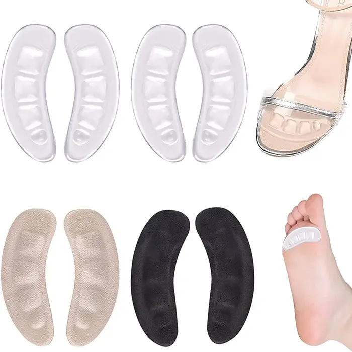 Coussinets antidérapants en Silicone pour l'avant-pied, soulagement de la douleur, Inserts pour femm