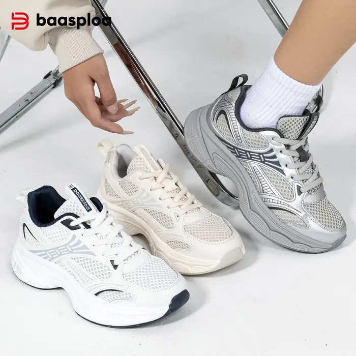 Baasploa – chaussures de course légères en maille respirante pour femmes