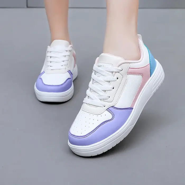Chaussures de marche canisées respirantes pour femmes, baskets d'extérieur décontractées, mode féminine