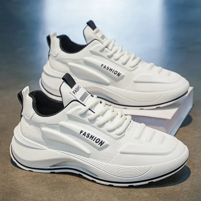 Baskets décontractées 2026 pour hommes à semelle épaisse, respirantes, légères, style streetwear, ch