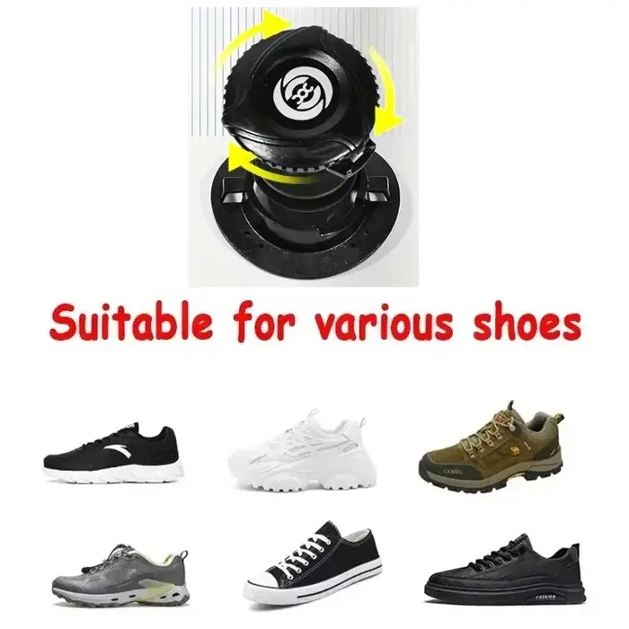 1 paire de lacets automatiques sans nœuds
