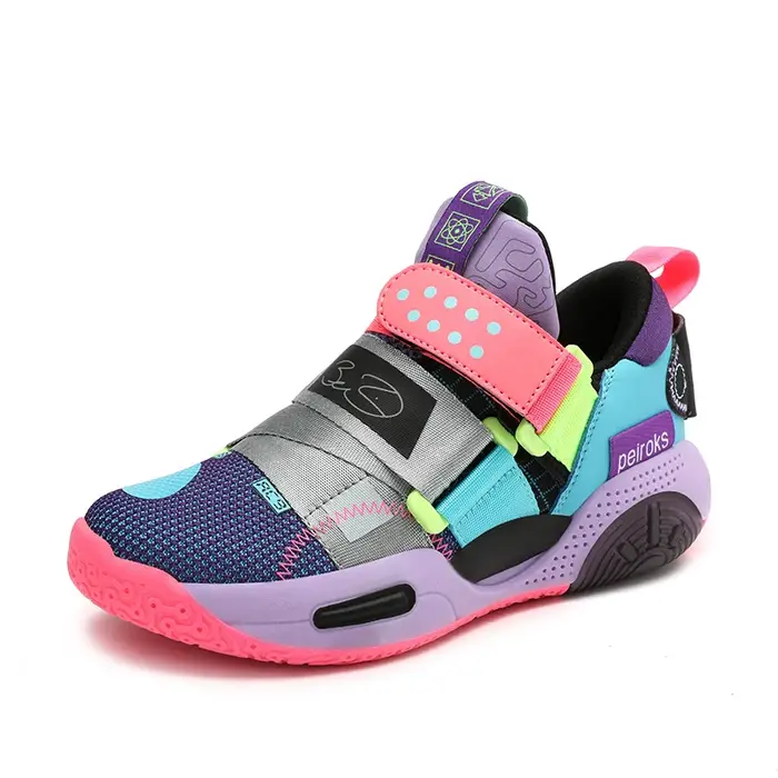 Chaussures de basket-ball légères pour enfants, chaussures de sport pour enfants, baskets d'extérieu