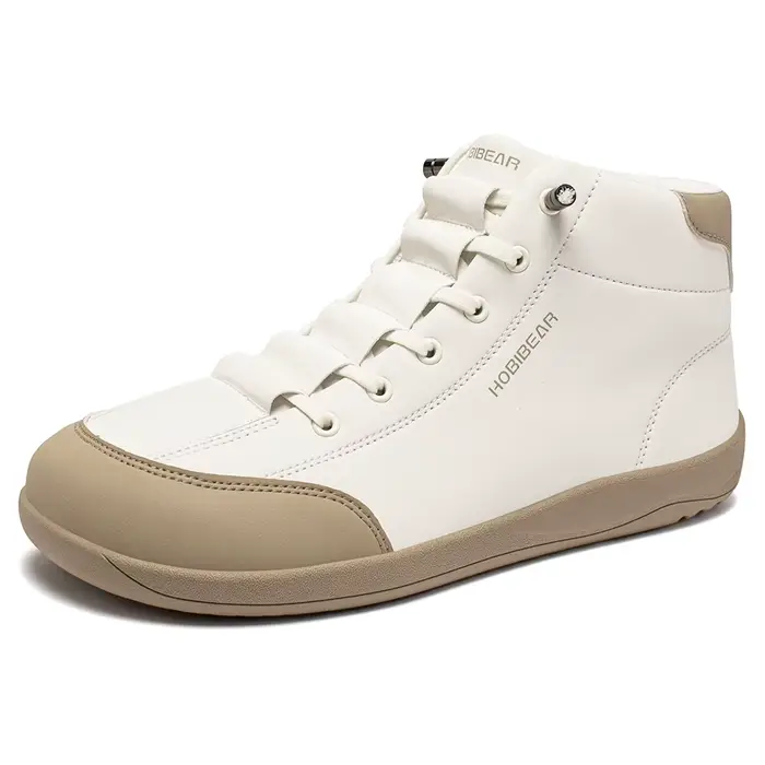 HOBIBEAR chaussures mi-hautes pieds nus hommes femmes bottines à bout large en plein air