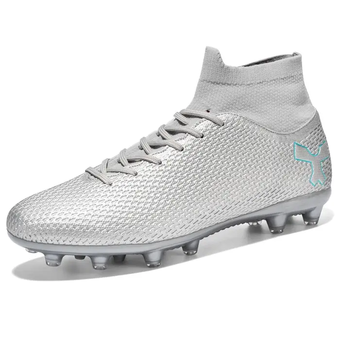 Chaussures de football professionnelles à haut rinçage pour hommes, chaussures de football en salle, chaussures de football en plein air pour hommes