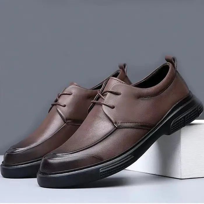 Chaussures en cuir véritable hommes