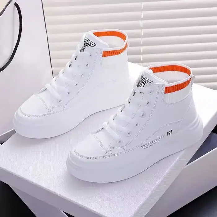 Chunky Botiendra es Chaussures de sport courtes pour femmes, Bottes de rinçage à plate-forme, Chauss
