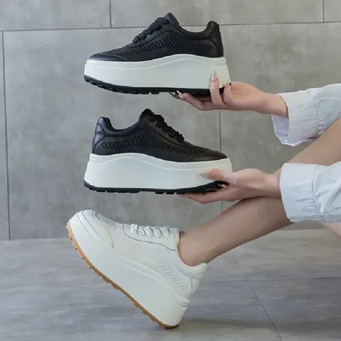 Nouvelles baskets plateforme épaisses pour femmes