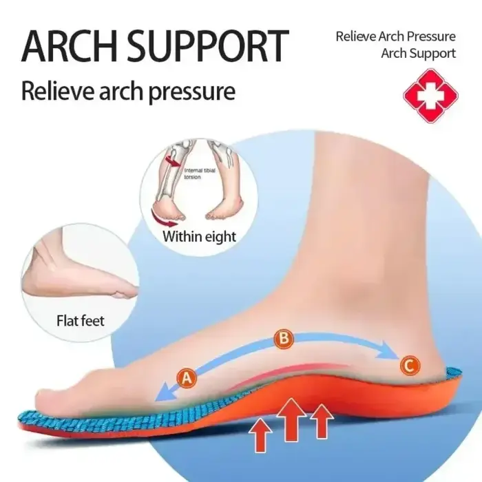 Semelles intérieures de Sport pour chaussures, semelles orthopédiques, Absorption des chocs, déodorant, coussin respirant, Support de voûte plantaire, facilite la pression des pieds