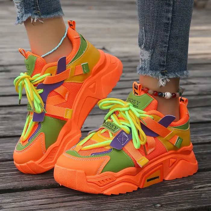Femmes baskets printemps tendance chaussures de mode décontractées