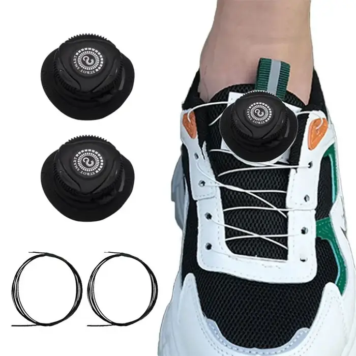 1 Paire de Lacets Automatiques Pivotants à Boucle Rotative pour Baskets, Chaussures Décontractées et