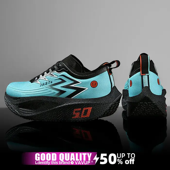 Marathon hommes chaussures de course planche de carbone spécialité sport respirant léger femmes athlétique antidérapant élasticité baskets