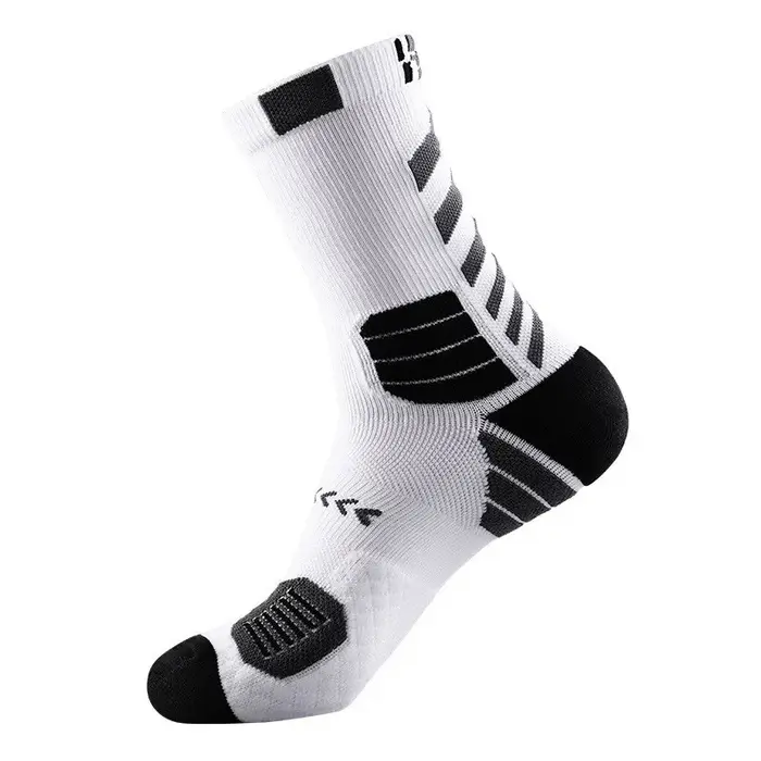 Chaussettes de basket-ball montantes évacuant l'humidité