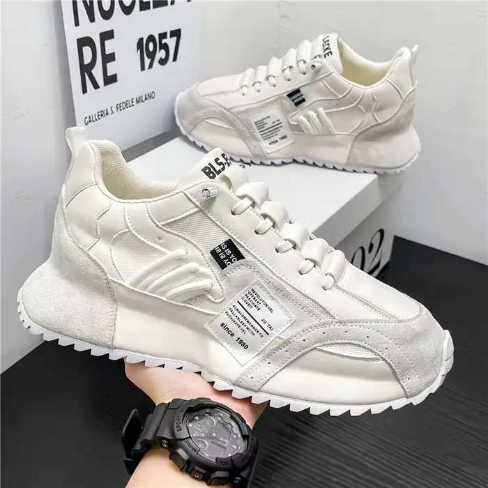 Baskets pour hommes marque de luxe chaussures décontractées respirant Sport