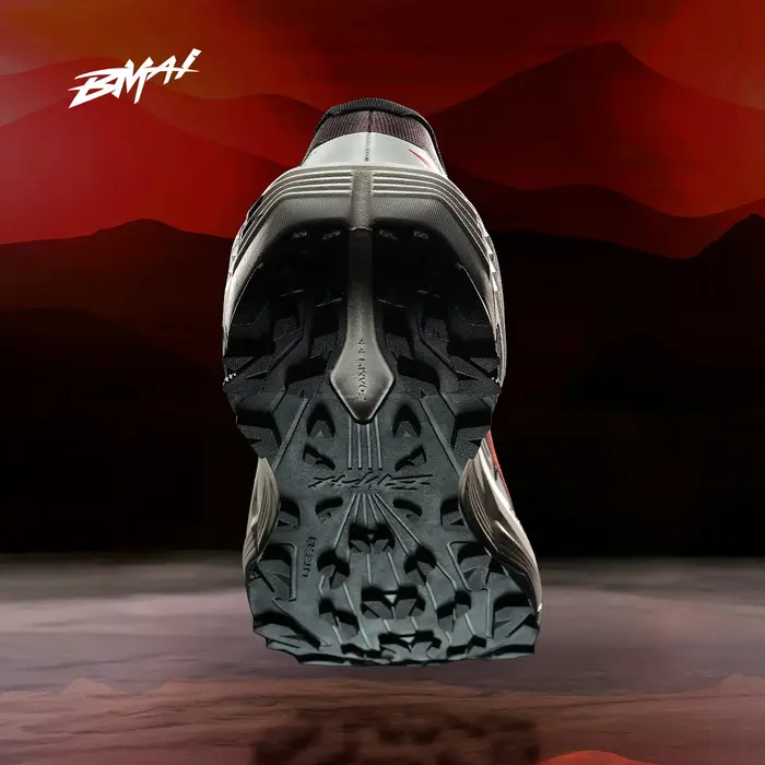 Chaussures de trail running BMAI pour hommes, chaussures de sport professionnelles pour hommes, baskets respirantes, légères, pour la course à pied en plein air.
