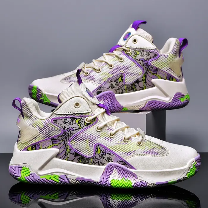 Chaussures de basket-ball légères, chaussures de sport, baskets d'automne et d'hiver pour femmes, unisexes, respirantes, athlétiques, de haute qualité, pour l'extérieur