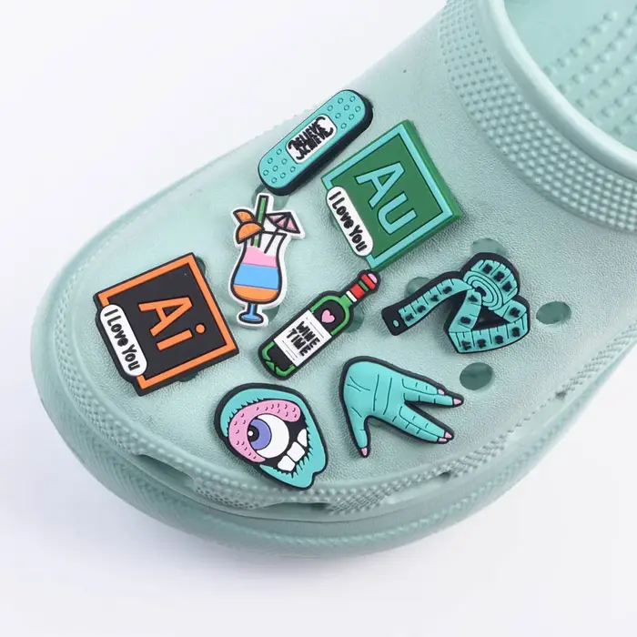 Breloques de chaussures CD de musique