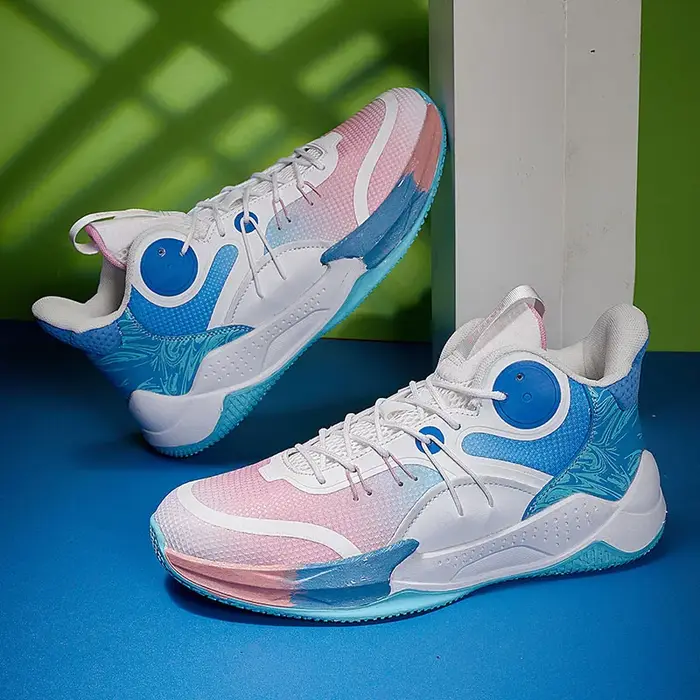 Chaussures de basket-ball confortables pour hommes, chaussures de sport non ald, baskets respirantes