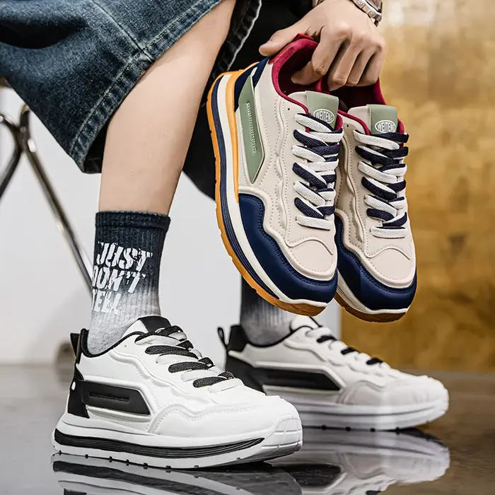 Baskets pour hommes de mode 2025 nouvelles chaussures de course décontractées respirantes confortables