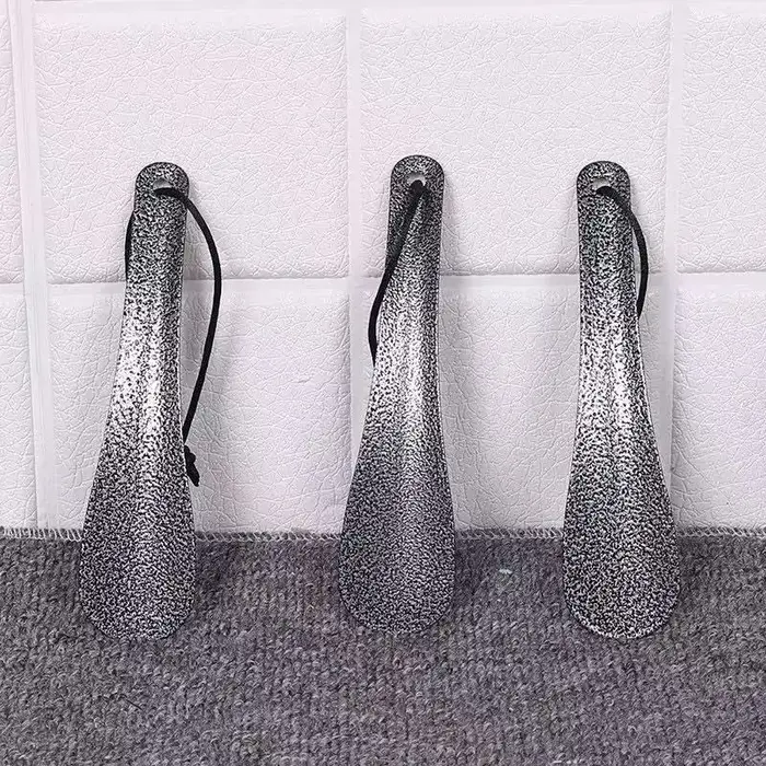 Chausse-pied en acier inoxydable 19cm | Aide à chaussures portable en métal pour hommes et femmes | Essentiel à enfiler