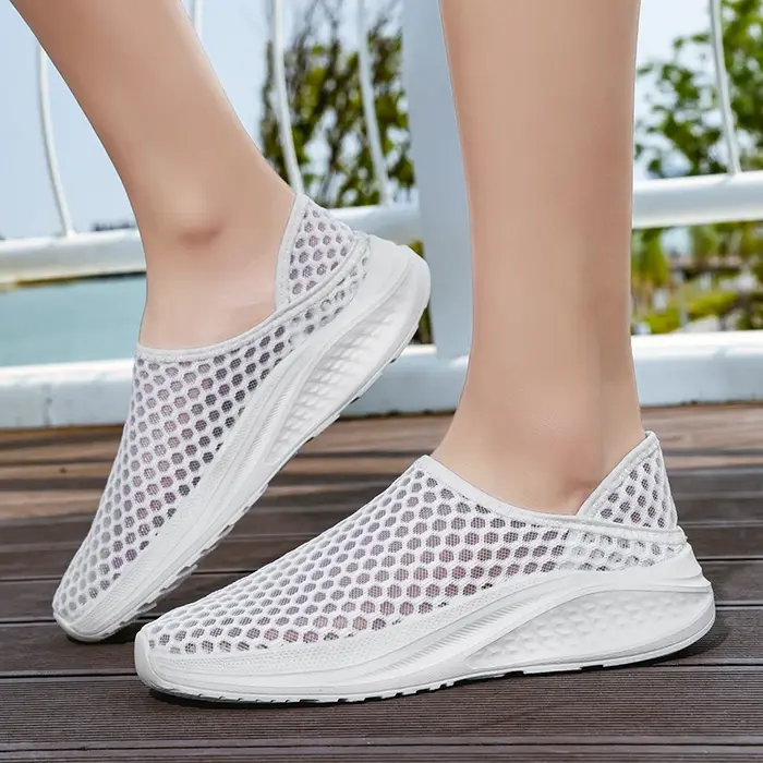 Femmes chaussures mocassins marche légère respirant été